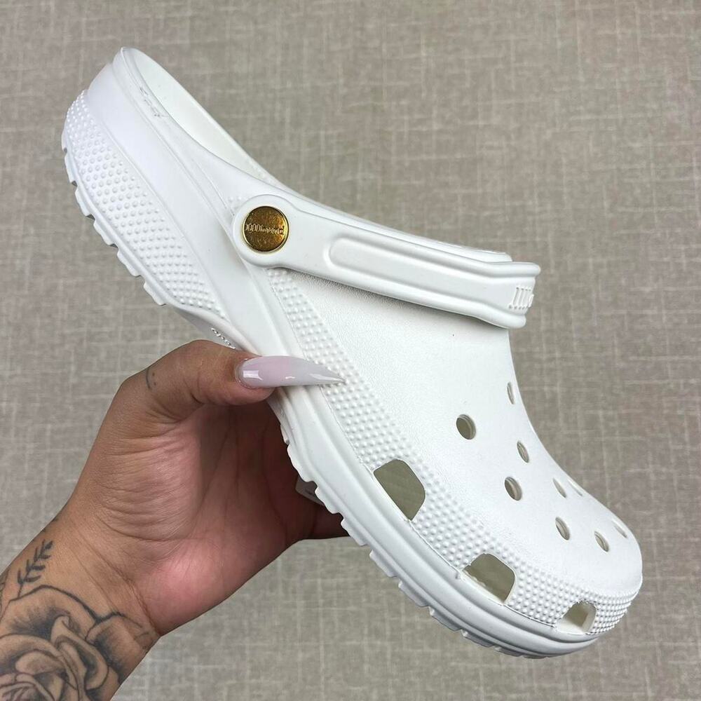 JJJJound x Crocs Classic Clog in White Men 12